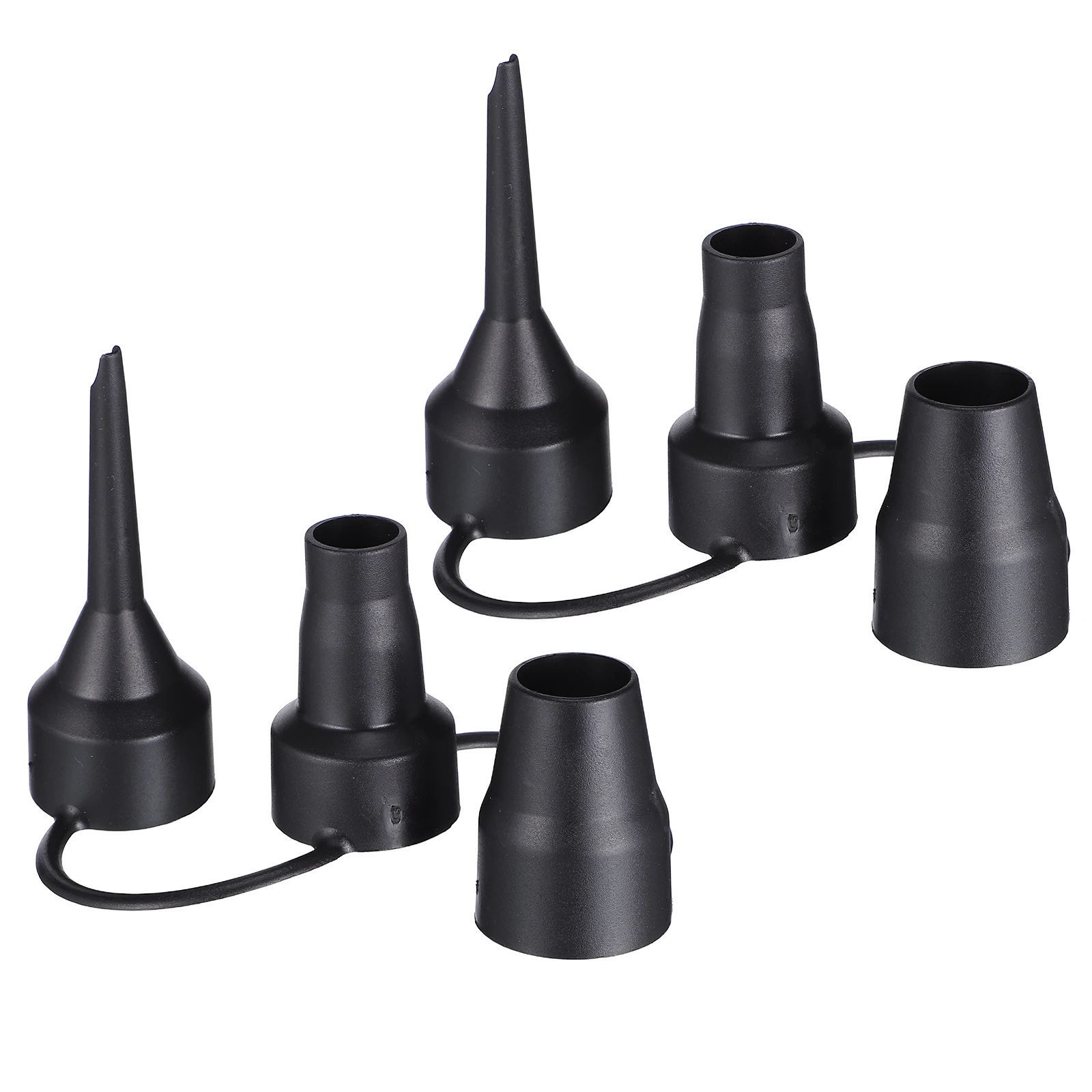 

2Sets 3 Sizes Plastic Air Pump Nozzle Inflator Adapter for Inflatables with Detachable Tips Replacement Nozzles for Electric