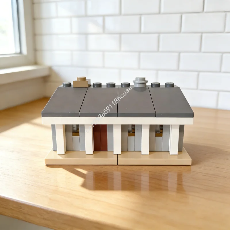 256pcs MOC Stranger Things The Upside Byers House Micro Scale Model Building Blocks Construction Toy Christmas Gifts Education