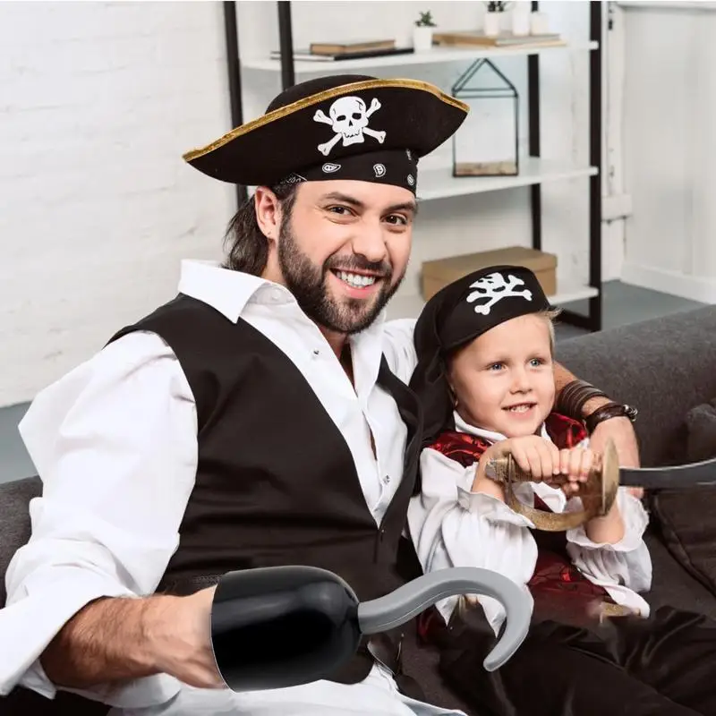 

Pirate Hook Hand Kids Unique Pirate Captain Dress Up Hook Hand Halloween Costume Pirate Accessories For Stage Performance