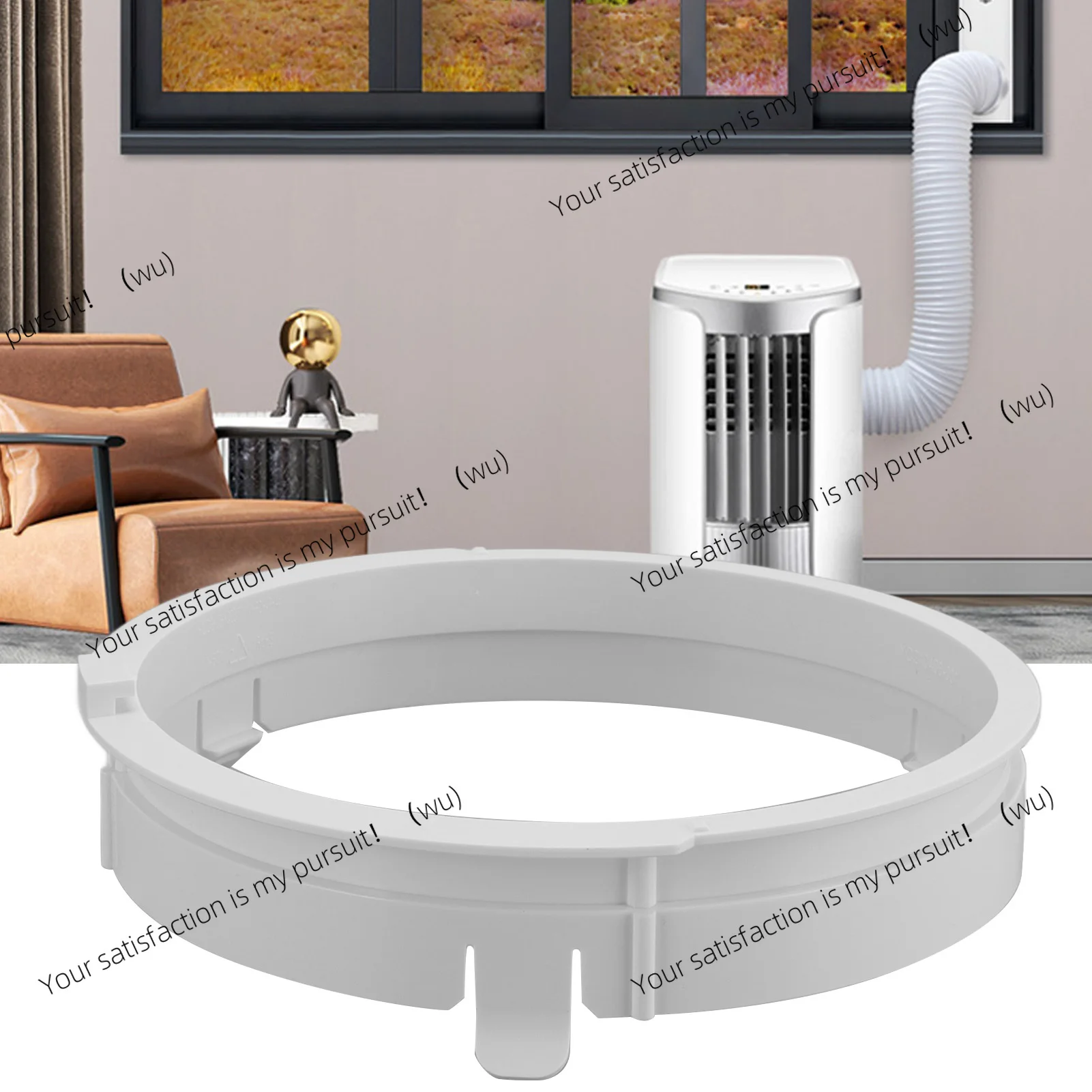 

Adjustable AC Exhaust Hose Adapter Portable Air Conditioning Connector for Midea Air Conditioning KYR-35 Durable ABS Parts