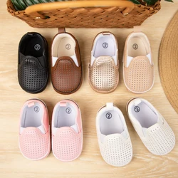 Meckior Baby Boys Girls Loafers Hollowed Out Breathable Comfortable Casual Simple Soft Bottom Toddler Shoes First Walkers