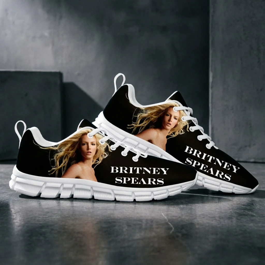 

Кроссовки Britney Spears Urban Low Top Custom, с принтом в стиле поп-див, прочные повседневные кроссовки, унисекс, для уличной моды.