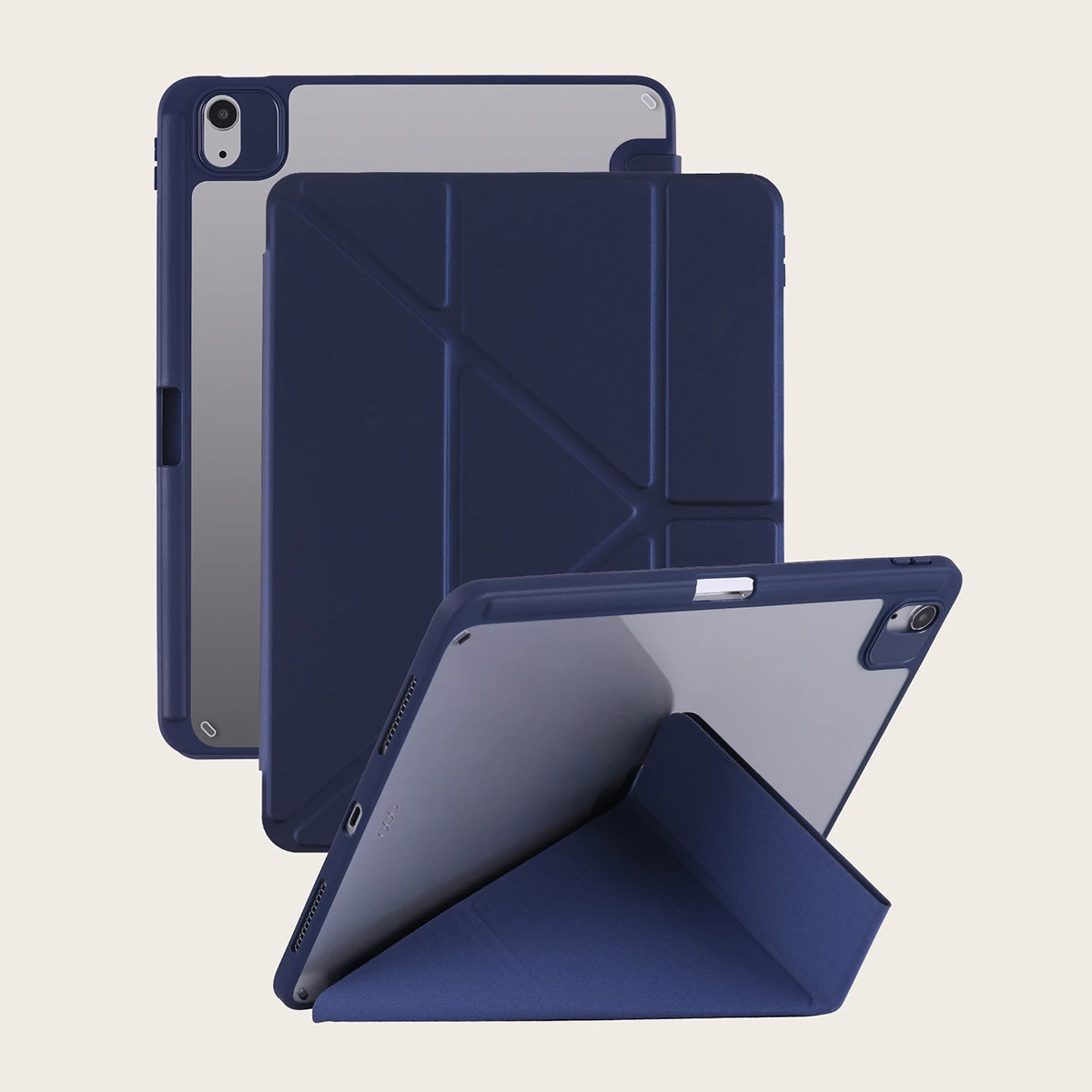 3+ Y-Fold Acryl-Hülle mit Stylus-Halterung für iPad 7,9-12,9 Zoll, automatische Aktivierung, stoßfest – Detail 8