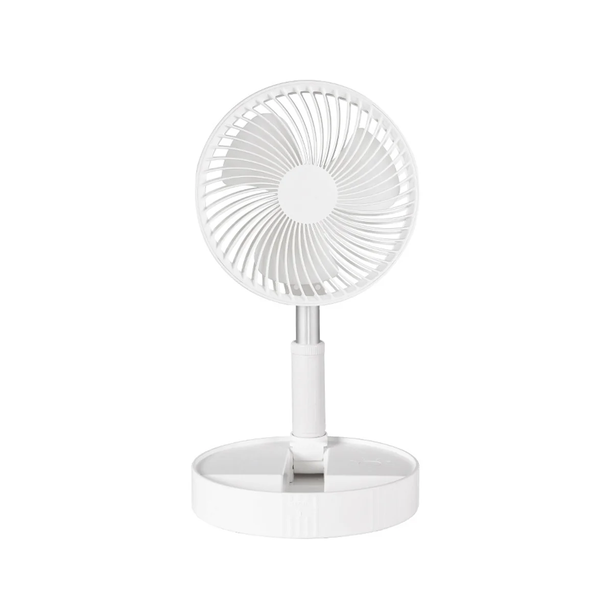 7200MAh مروحة محمولة قابلة للشحن مروحة تلسكوبية صغيرة قابلة للطي منخفضة الضوضاء مروحة تبريد كهربائية للمنزل في الهواء الطلق C-A59E