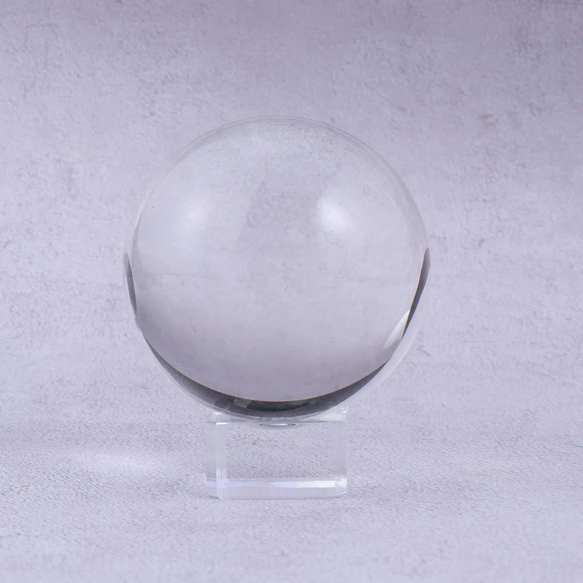 Transparent Crystal Ball Sphere 8Cm Photography Prop for Creative Lens Effects Wedding Home Office Decoration Feng Shui
