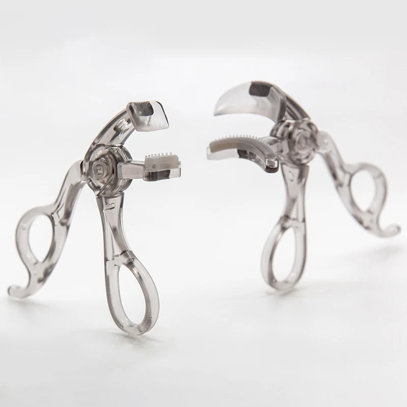 1PC Piegaciglia Senza cornice Curl Dente Pettine Styling portatile Grandangolo Piegaciglia Comodi cuscinetti in silicone Strumento per il trucco degli occhi