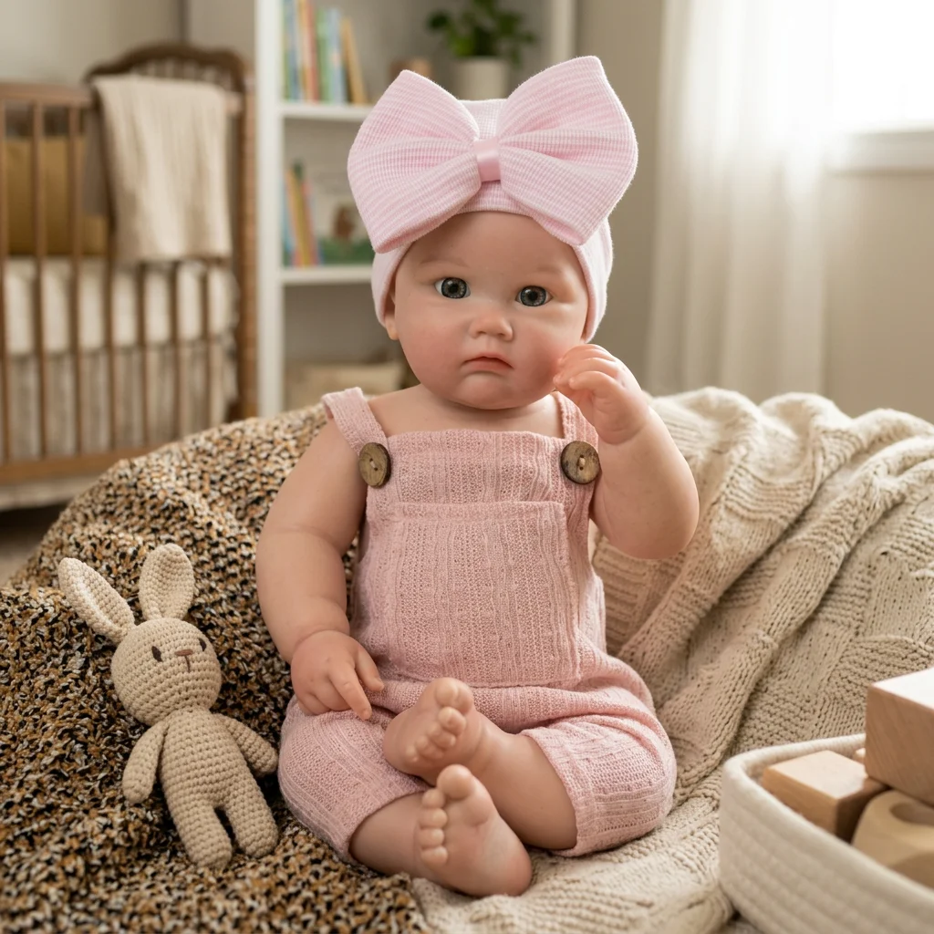 18 Inch August Full Silicone R - đánh giá và giá Reborn Baby Doll Silicone Realistic