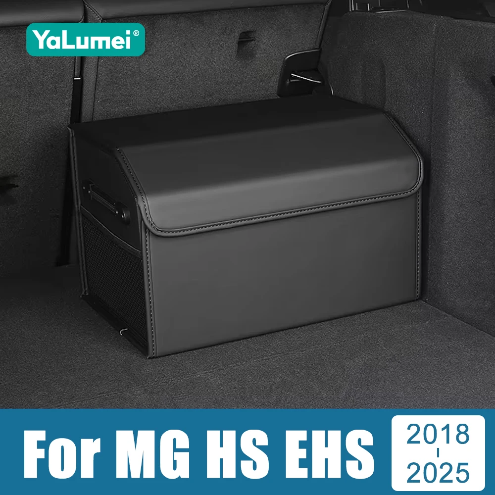 Para MG HS EHS PHEV 2018-2021 2022 2023 2024 2025 cubierta de caja de almacenamiento de maletero de coche soporte de gran capacidad herramienta