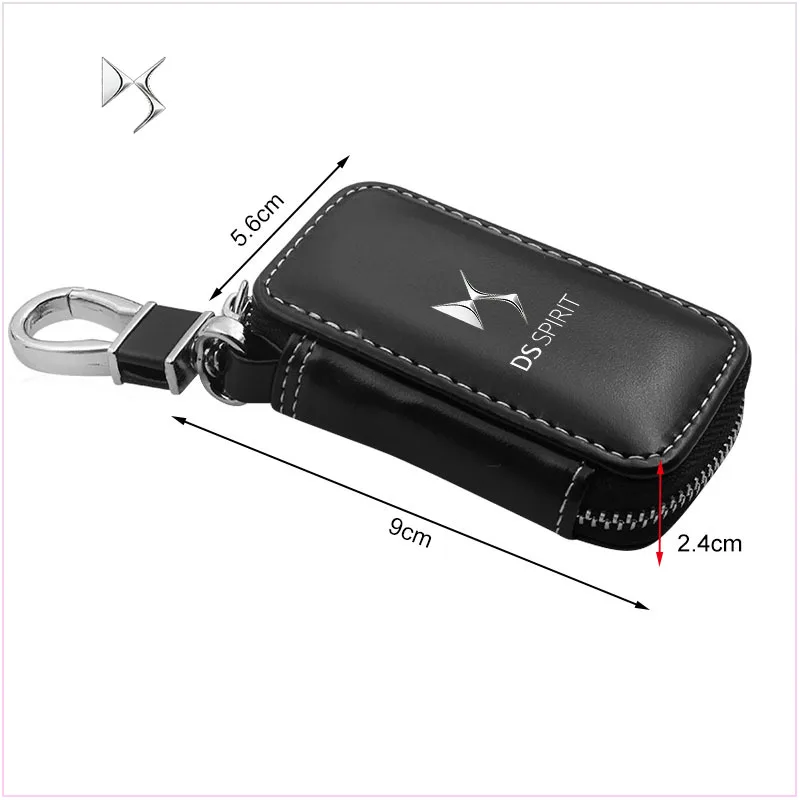 Leather Key Wallet Car Key Bag Multi Function Key Case for Citroen DS C1 C2 C3 C5 C6 C8 C4L DS6 DS3 DS4 DS5LS C4 Car Stickers - view 3