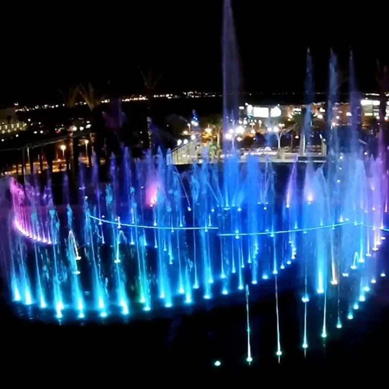 1pc Modern Stainless Steel Laminar Flow Jumping Jet Fountain Water Jet  Size for Outdoor Garden Lake Hotel Decoration