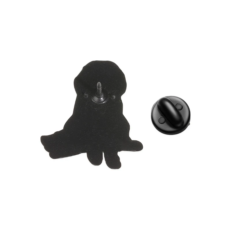 Cute Playful Golden Retriever Badge Enamel Pins Cute Sweet Colorful Stars Hearts Flowers Dog Brooch Accessory for Pet Dog Lovers 6