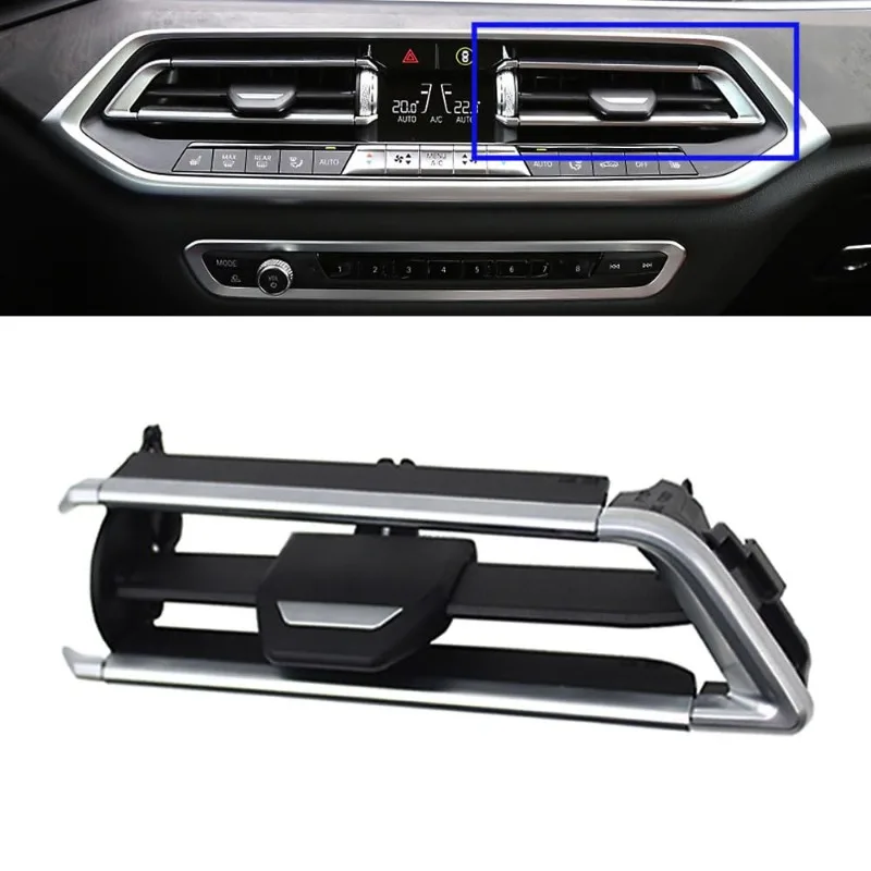

Для BMW X5 X6 X7 серии G05 G06 G07 64119458541 Автомобильная передняя средняя левая правая решетка вентиляционного отверстия, ремонтный комплект зажима переменного тока