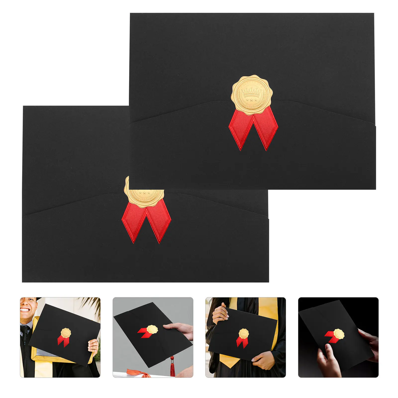 2-porta-certificados-dobraveis-em-tres-partes-capas-elegantes-para-diplomas-envelopes-protetores-para-documentos-e-premios