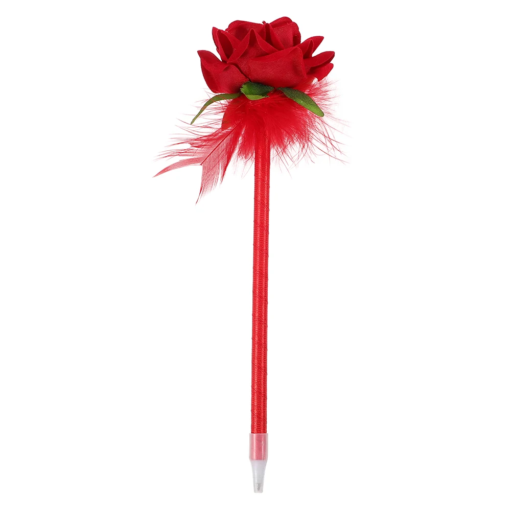 

Rose Ballpoint Pen Artificial Floral Red Cool Pens Teacher Gifts Graduation Prizes Elegant Decor Staff Appreciation Writing