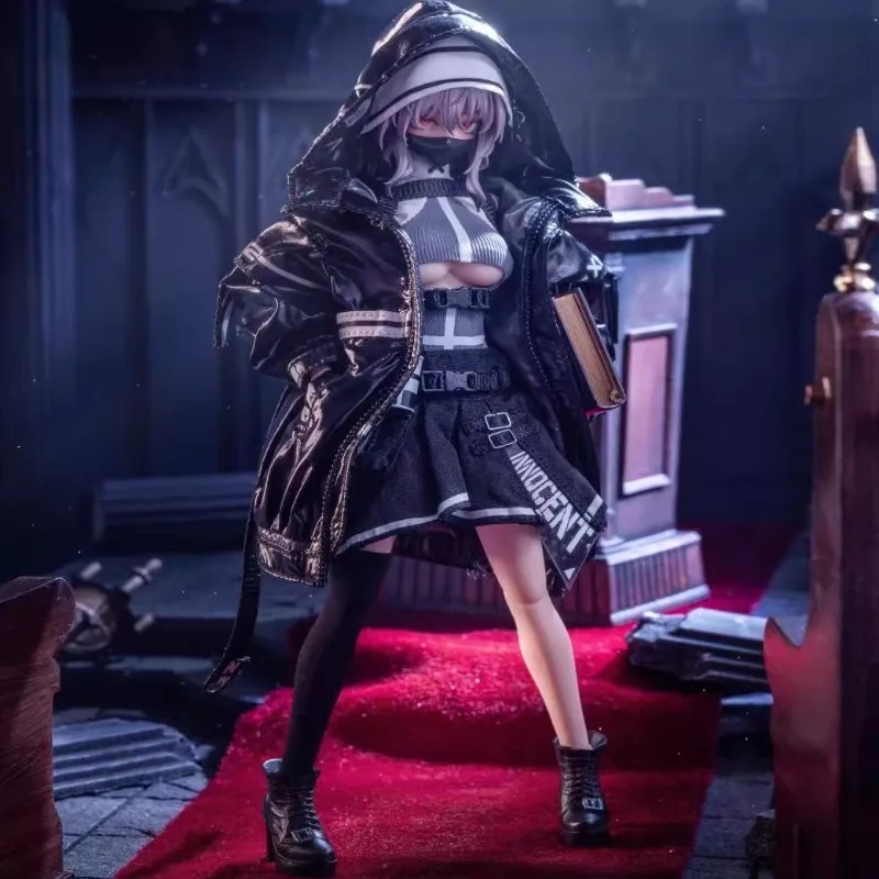 Figura de ação de anime original 1/12 pa009 súcubo freira irmã friede montagem modelo brinquedos modelo colecionável presentes para crianças