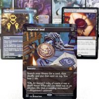 2X2 HOLO9-01 TCG Cards for Home Play Proxy Imperial Seal Mana Vault Ulamog, the Infinite Gyre Kozilek, Butcher of Truth