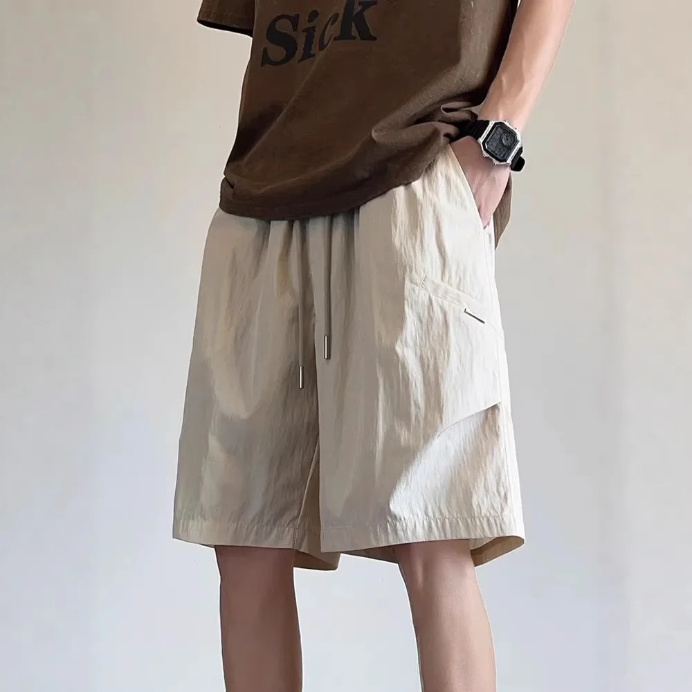 

Мужские модные шорты-карго цвета хаки 2026 года, летние повседневные брюки, трендовые шорты-бермуды