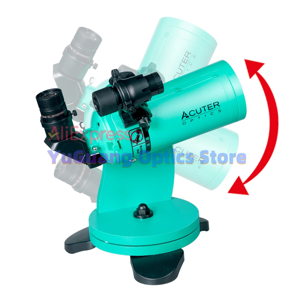 Acuter Telescope 60 with Dobsonian Mount phone 60mm Aperture 750mm Focal Length Finderscope Phone Adapter Tabletop Telescope view 4