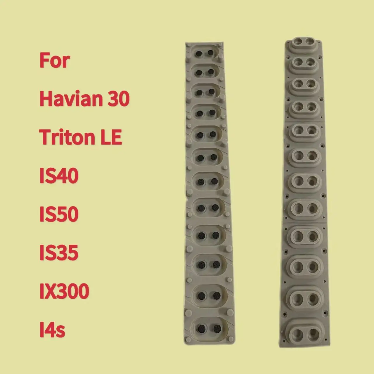 For Korg Havian 30 / Triton LE / IS40  /  IS50  /  IS35  /  IX300 /  I4s Rubber Replacement Repairment