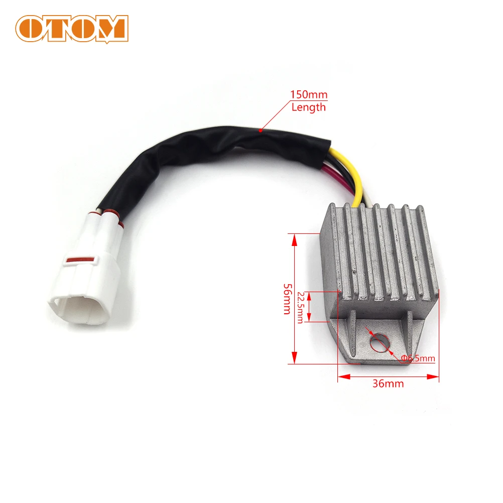 OTOM Motorcycle Voltage Regulator Rectifier For KTM EXC EXCF XC XCW SX-F 150 250 450 300 525 530 HUSQVARNA  TC TE TX 80011034000