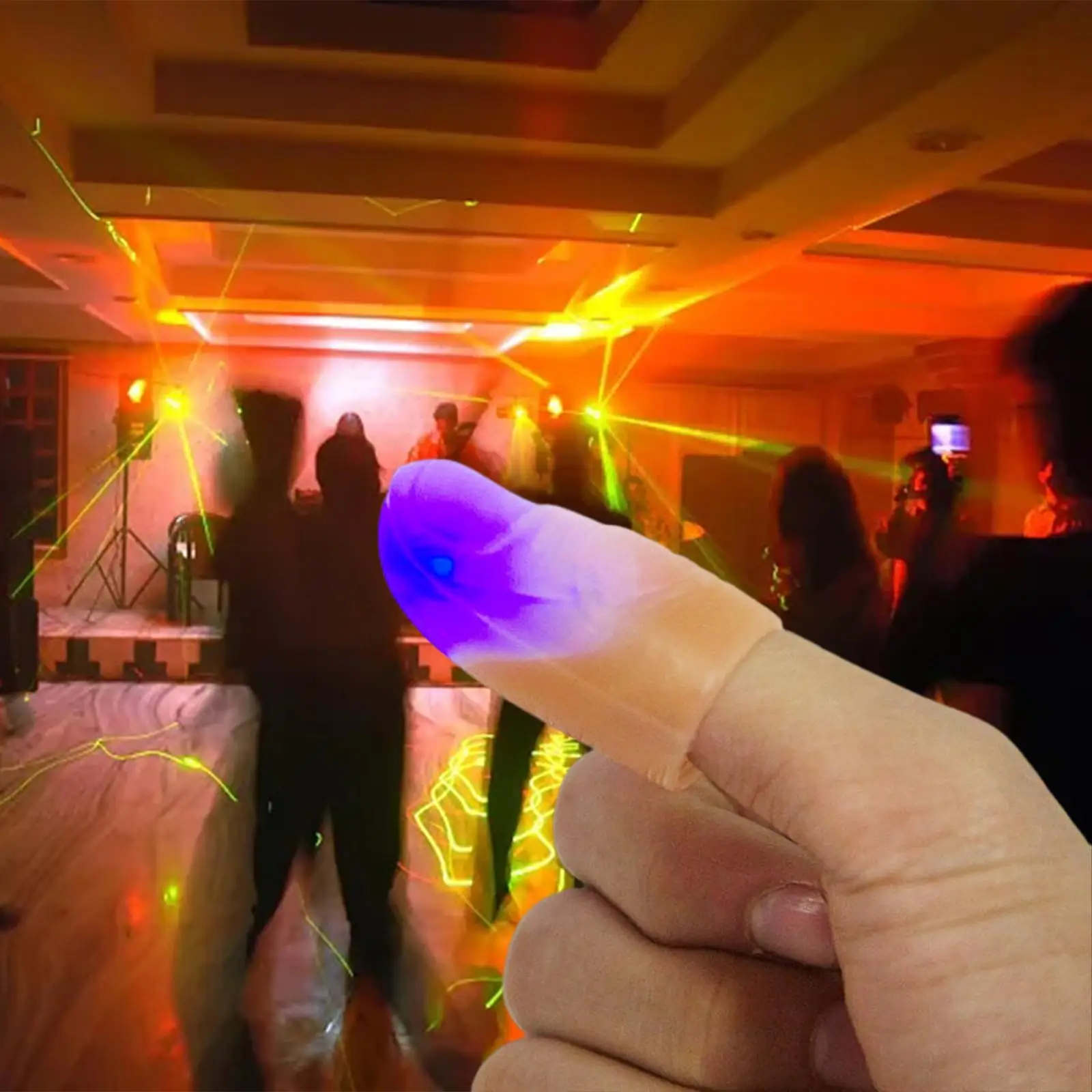 Straßentricks Finger Daumen mit LED Party Tricks Daumen leuchten