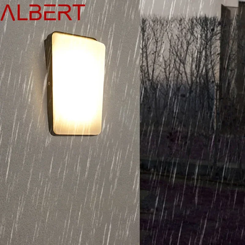 

ALBERT современные светодиодные уличные настенные светильники электрическая простота водонепроницаемый балкон прихожая двор вилла ворота отель