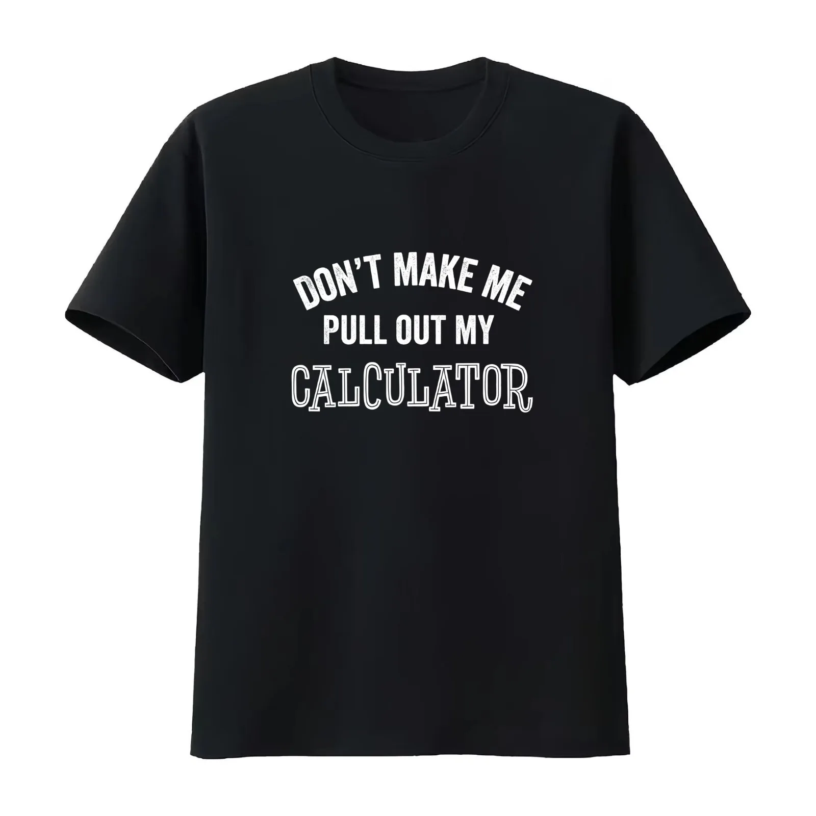 Funny Calculator Math Accounting Lovers Mathematics Teacher T-Shirt Summer Casual Cotton Tee Oversized Streetwear Tops