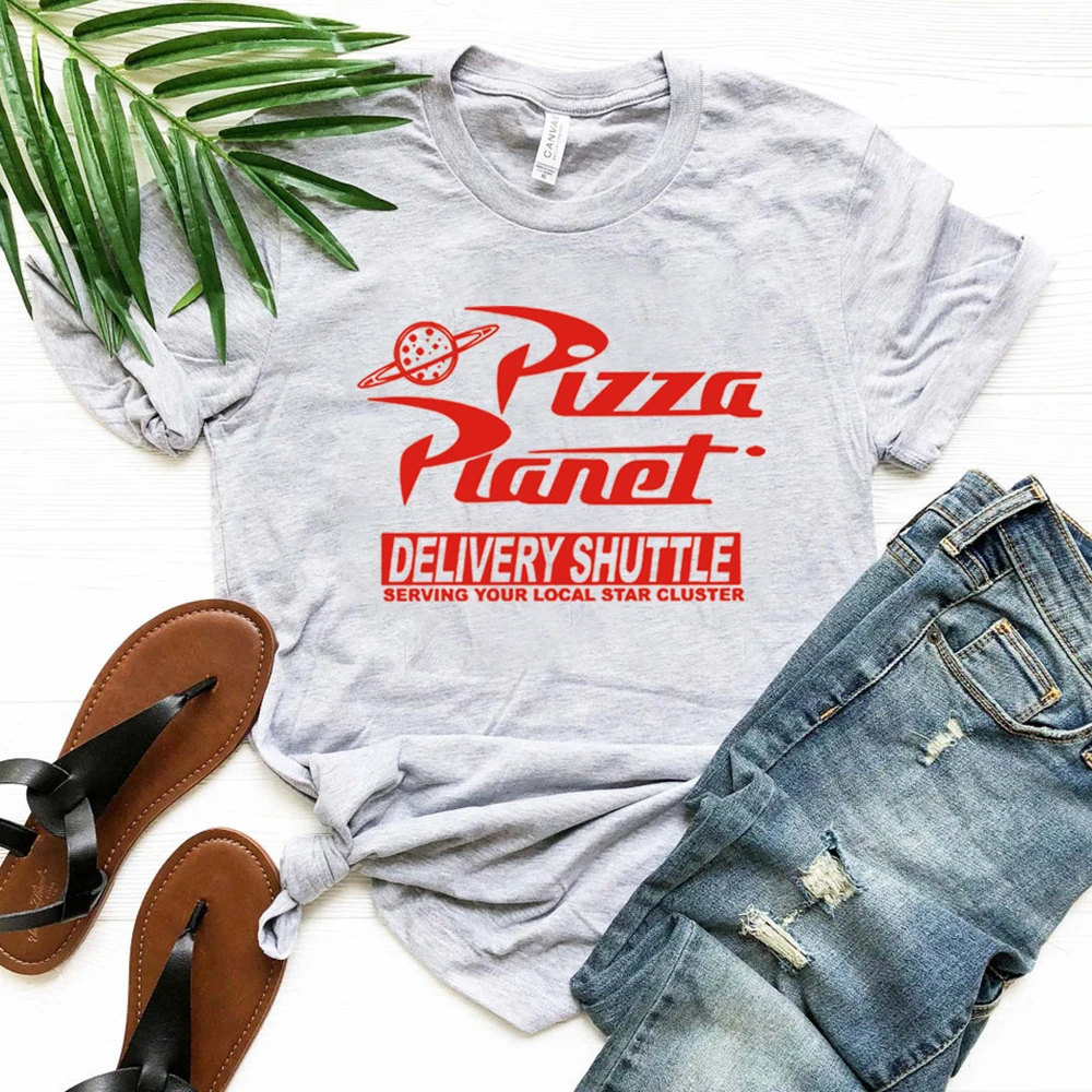 Pizza Planet Shirt Toy Movie Inspired Tee Magic Kingdom T-Shirt  Short Sleeve Vacation Tees Matchin Family Trip Tee Hipster Tops