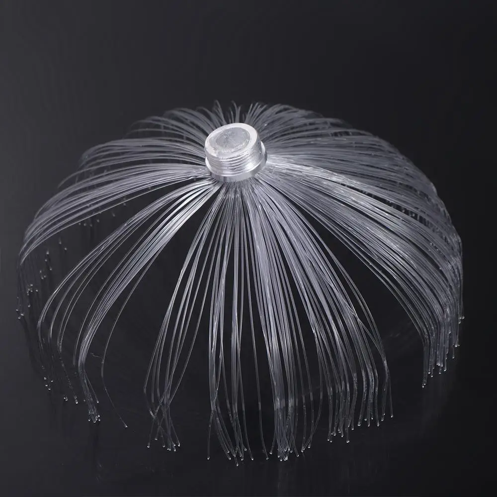 Colorful Fiber Optic Outdoor Home Decor For Party Birthday Christmas Decoration Chandelier Jellyfish Light Decorative Lights