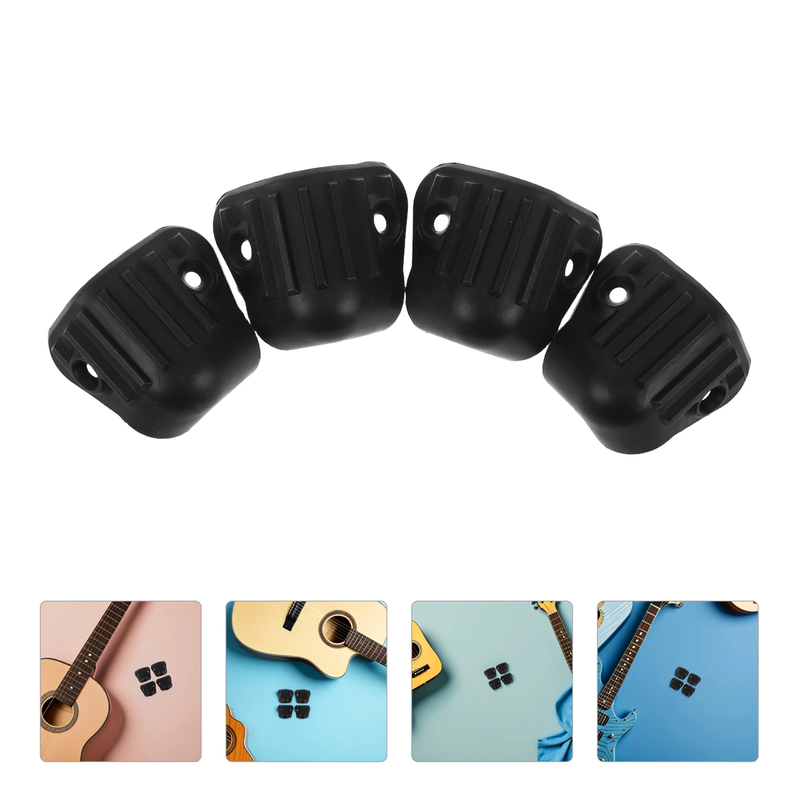 

8pcs Speaker Corner Protectors Black Plastic Cabinet Edge Guards For Amplifier Guitar Speaker Box Anti-Collision Stage