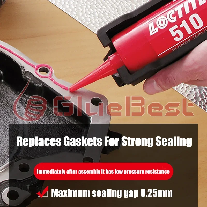 Loctite 510 515 518 High Temperature Resistant Flat Sealant To Replace Gaskets and Hardener for Rigid Flanges Original Product