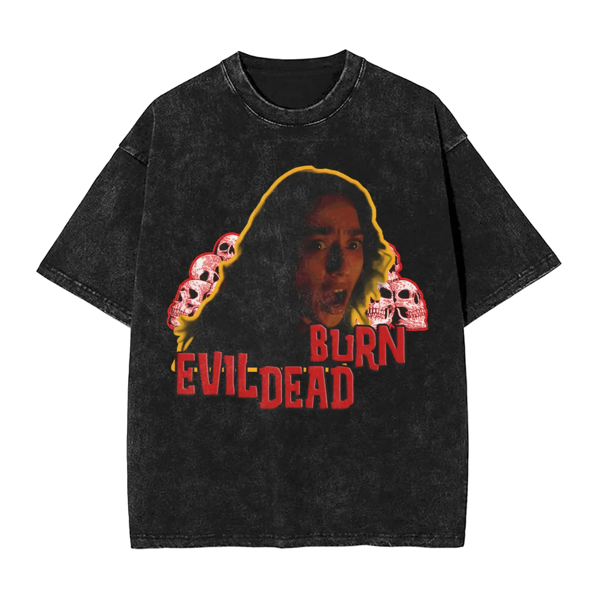 Summer evil dead burn 2026 Washed Shirt Merch Oversize T-Shirt  for Men Women Tees