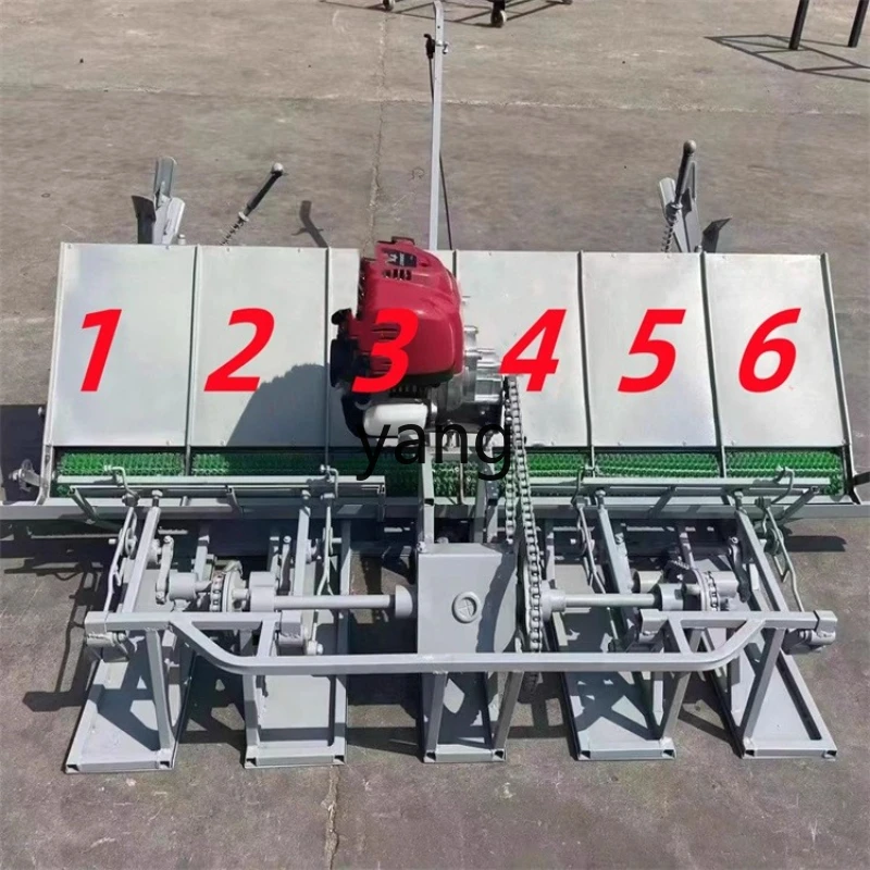 

LH Manual small rice transplanter Agricultural farming machinery, hand-pushed transplanter