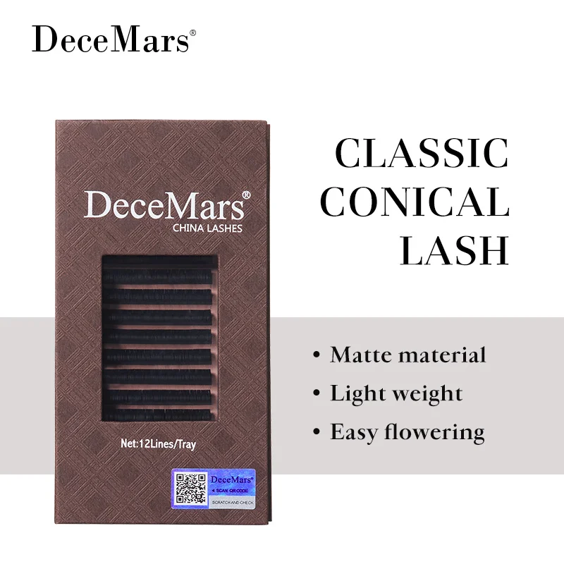 DeceMars Classic Conical Individual Eyelash Extension