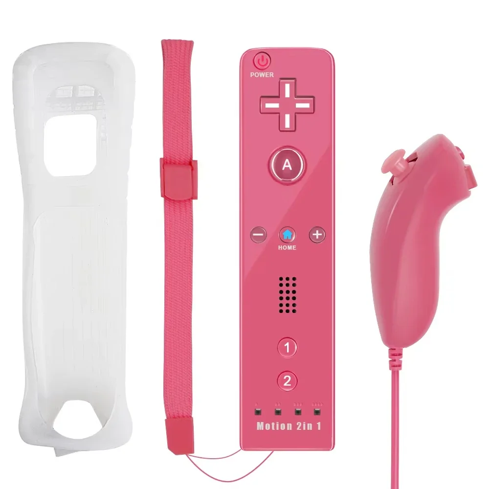 Wired Nunchuck 2 in 1 Motion Plus For Nintendo Wii / Wii U Console Remote Controller For Wii Accessories Gamepad image 3