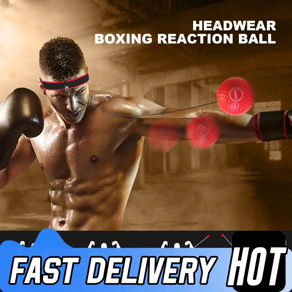 كرات الملاكمة العاكسة كرات الملاكمة مع عقال اللكم سرعة القتال مهارة وتنسيق اليد والعين لوازم فنون الدفاع عن النفس