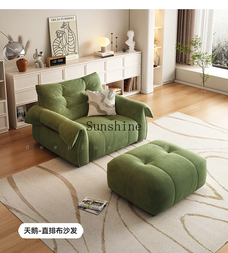 Cream wind living room balcony bedroom simple leisure single chair shoe changing stool