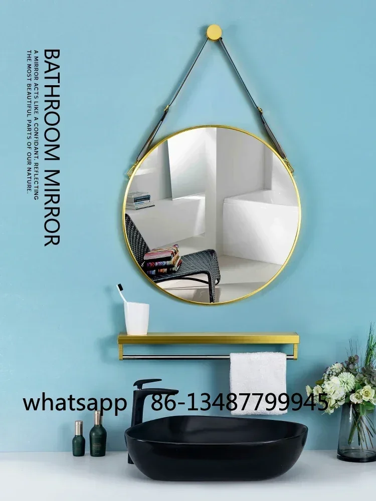 

Nordic bathroom mirror circular wall mounted mirror