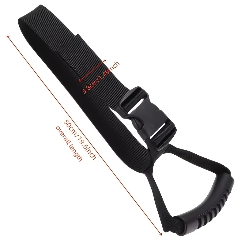 1Pc Car Door Assist Strap for Seniors & Disabled, Adjustable Durable Safety Hand Strap for Vehicle Door