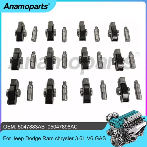 Kit de brazo basculante elevador de válvula de admisión de motor compatible con ERB 3.6L V6 GAS para Jeep Grand Cherokee Chrysler Ram 1500 Dodge Durango 3,6 T 16-24