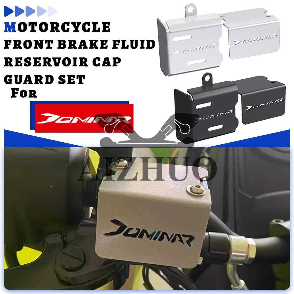 

For BAJAJ Dominar 250 400 Dominar400 All Years Motorcycle Accessories Front Rear Brake Fluid Reservoir Cover Guard Cap Protector