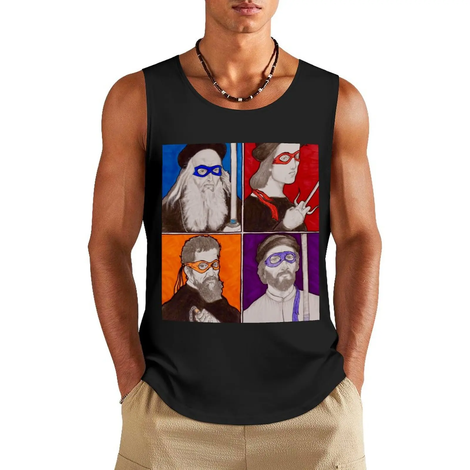 

TMNT Tank Top Vests Gym wear