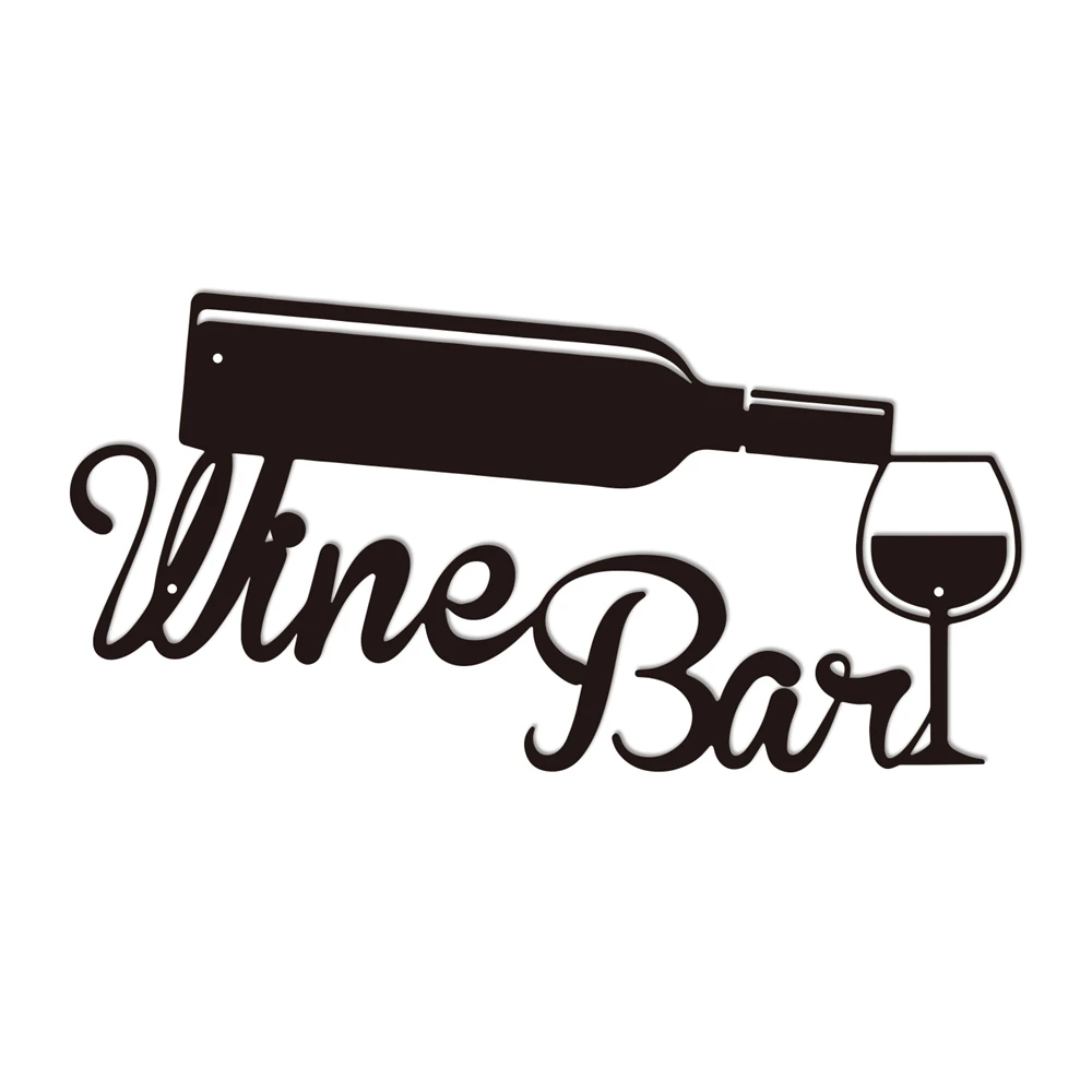 1PC Wine Bar Frase Metal Painting Bar Mate Decor Iron Poster For Pub Decor Tin Wall Signs