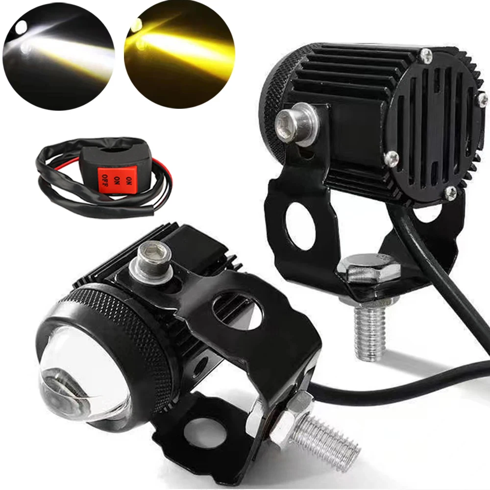 

Motorcycles Led Spotlight Headlight Fog Light Scooter Turn Signals Lamp Accessories for Kawasaki Farol Auxiliar Para Motocicleta