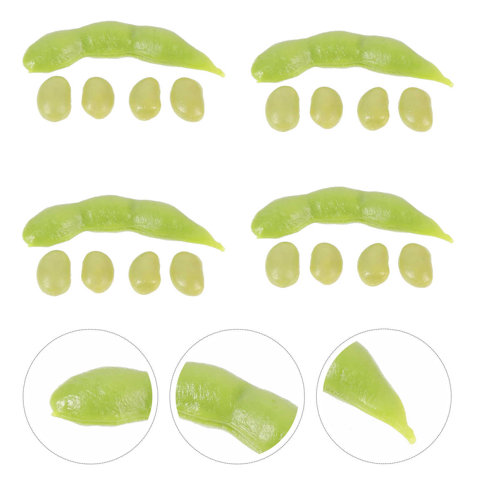 Artificial Plants Emulational Bean Green Ornaments Photography Props Simulation Soybean