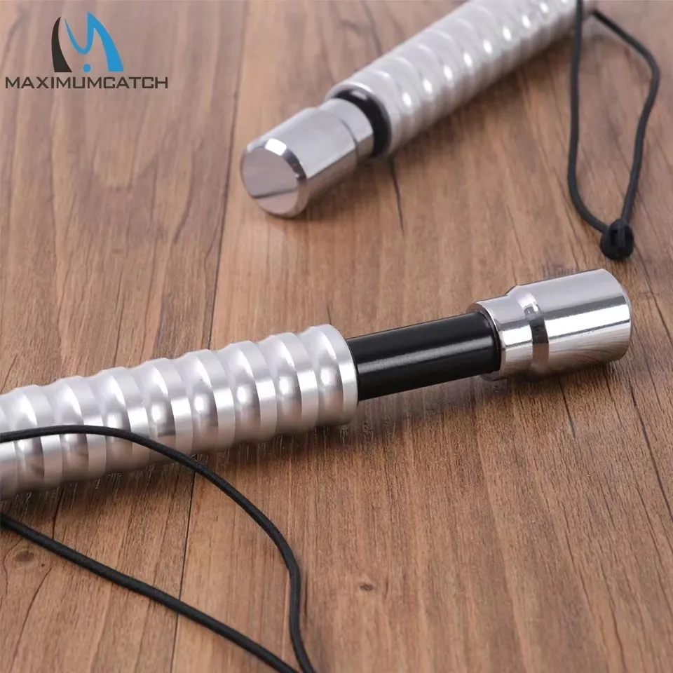 MAXCATCH herramienta de pesca de aluminio con mango de goma ligera y duradera - imagen 3