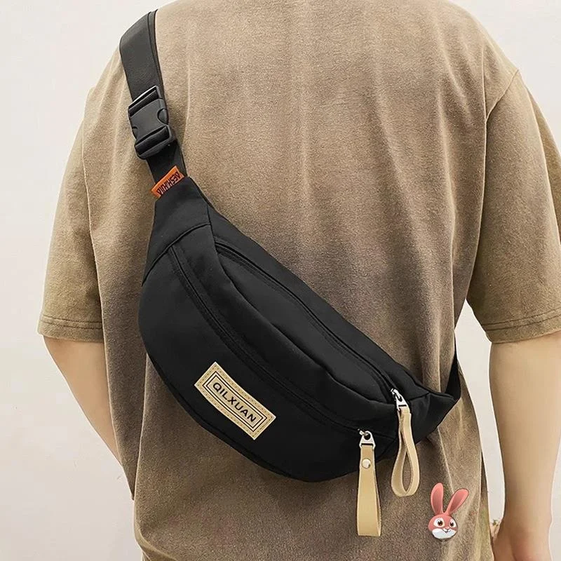 

Casual Crossbody Bag for Men And Women Portable Outdoor Faion Brand Chest Bag Waist Bag Sport Small Bapa Leisure Match All