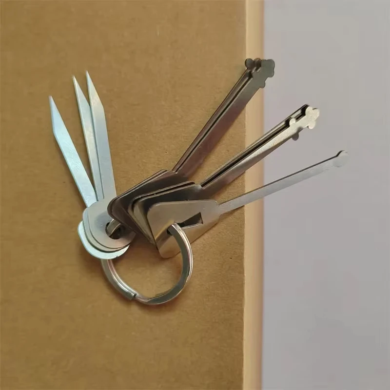 Kunci Utama Kait Kunci Kerangka Warded Pick Pintu Terbuka Set Kunci Alat untuk Kunci Pintu Membuka Gantungan Kunci Kunci Utama untuk Membuka Semua Pintu