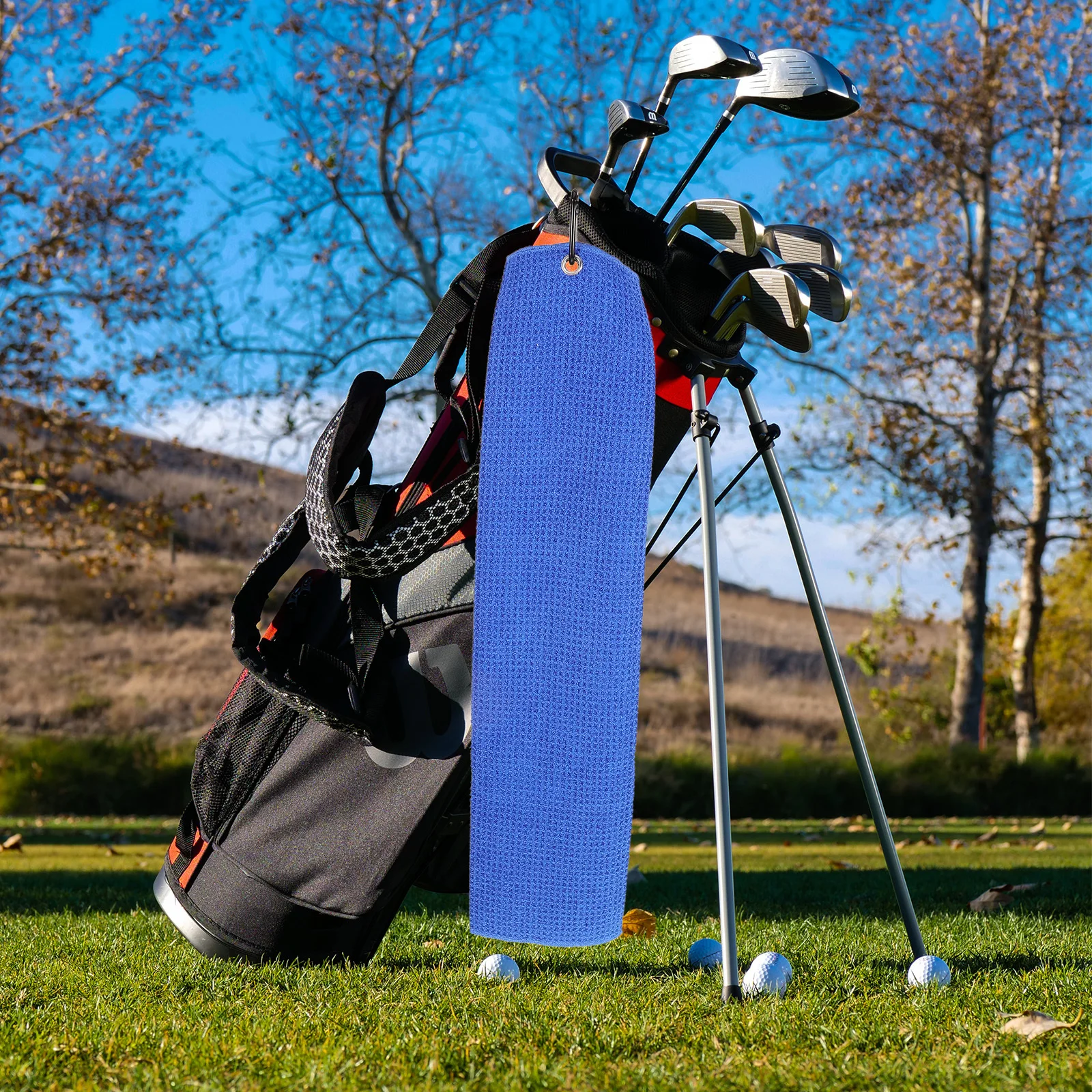 

Microfiber Golf Towel Durable Portable Wipe Towel for Outdoor Golfs Ball Cleaning and Drying Golfs