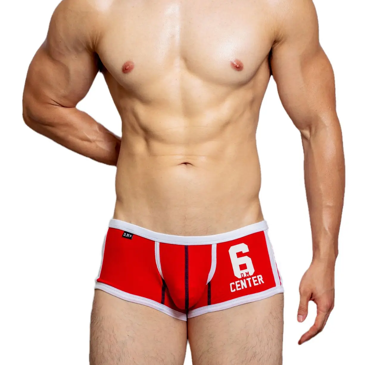 

Men's Underwear Low Waist Fashion Sports Shorts Youth Large Size Personality Cotton Letter Boxers